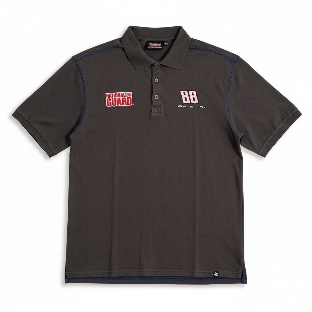 Chase Authentics‎ Dale Earnhardt Jr 88 NASCAR National Guard Polo Shirt Mens XL